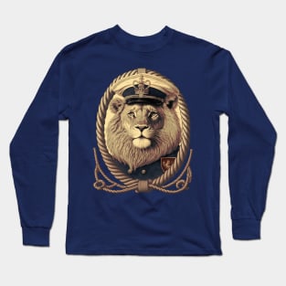 Sailor Lion Long Sleeve T-Shirt